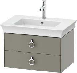 Duravit White Tulip Asma dolap ünitesi 684 mm Taş Grisi Saten Mat Lake WT4351092920010