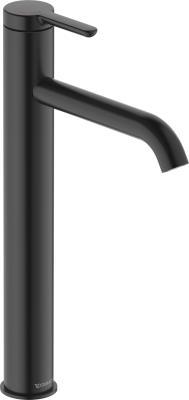 Duravit C.1 Tek kollu lavabo bataryası XL FreshStart ve MinusFlow 46 mm Siyah Mat