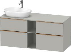 Duravit D-Neo Asma dolap ünitesi 1400 mm Beton Gri Mat Dekor DE4970L04070000