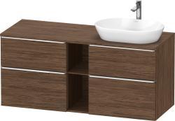 Duravit D-Neo Asma dolap ünitesi 1400 mm Koyu Ceviz Dekor DE4970R10210000