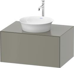 Duravit White Tulip Asma dolap ünitesi 800 mm Taş Grisi Saten Mat Lake WT4975092920010