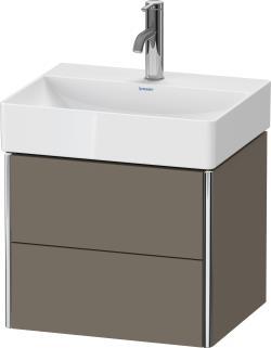 Duravit XSquare Asma dolap ünitesi 484 mm Flanel Gri Saten Mat Lake XS430509090