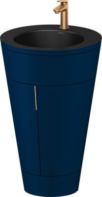 Duravit Starck 1 c-bonded yerden dolap 560 mm Gece Mavisi Saten Mat Lake S19514O04980010