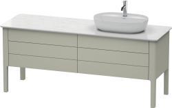 Duravit Luv Yerden dolap ünitesi için tezgah 1733 mm Taupe Saten Mat Lake LU9568R6060