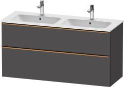 Duravit D-Neo Asma dolap ünitesi 1280 mm Grafit Mat DE4365004490000