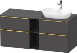 Duravit D-Neo Asma dolap ünitesi 1400 mm Grafit Mat DE4970R34490000