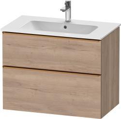 Duravit D-Neo Asma dolap ünitesi 810 mm Marbeled Oak DE4362004550000