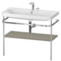 Duravit Happy D.2 c-shape Metal lavabo konsolu 975 mm Taş Grisi Saten Mat Lake HP4838E9292