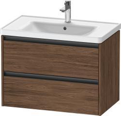 Duravit Ketho.2 Asma dolap ünitesi 784 mm Koyu Ceviz Dekor K25283021210000