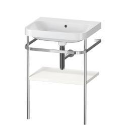 Duravit Happy D.2 c-shape Metal lavabo konsolu 575 mm Beyaz (parlak) HP4835N2222
