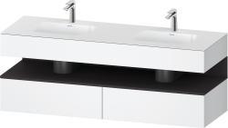 Duravit Studio F. A. Porsche Collection Ankastre lavabo tezgahlı dolap ünitesi ile birlikte 1600 mm Beyaz Mat QA4797080180000