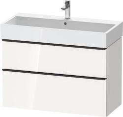 Duravit D-Neo Asma dolap ünitesi Beyaz (parlak) Beyaz Parlak Dekor, Kulp Elmas siyah DE43740BD220000