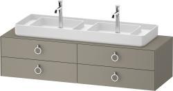 Duravit White Tulip Asma dolap ünitesi 1600 mm Taş Grisi Saten Mat Lake WT4997092920000