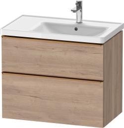 Duravit D-Neo Asma dolap ünitesi 784 mm Marbeled Oak DE4358004550000