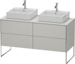Duravit XSquare Yerden dolap ünitesi için tezgah 1400 mm Beton Gri Mat Dekor XS4926B0707