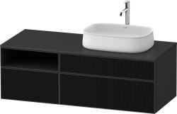 Duravit Zencha Asma dolap ünitesi 1300 mm Siyah Çizgi Yapısı ZE4829063800000