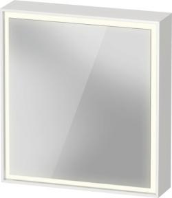 Duravit Vitrium Aynalı dolap Beyaz Mat Beyaz, Kapı menteşesi: Sağ, Gövde malzemesi: Yüksek yoğunluklu üç katlı ahşap levha, Yuva: Entegre, Priz sayısı: 1, fiş priz tipi: F VT7550R18180000