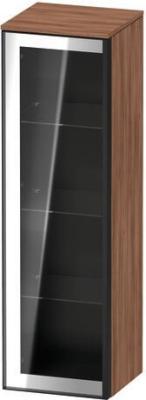 Duravit Vitrium Kısa dolap Parsol grey Glossy, Glass Kapı menteşesi: Sol, Ön yüzey: Parsol gri, Cam, Gövde: Ceviz ağacı Mat, Dekor, Kulp Grafit Alüminyum VT1358L7979000G
