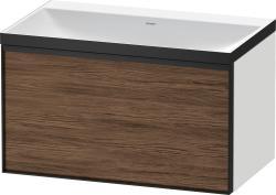 Duravit Vitrium c-bonded Asma dolap 800 mm Koyu Ceviz Dekor VT4286N2118001G