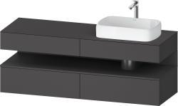 Duravit Studio F. A. Porsche Collection Asma dolap ünitesi 1600 mm Grafit Mat QA4778049490000