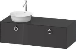Duravit White Tulip Asma dolap ünitesi 1300 mm Grafit Parlak WT4982LH1H10010
