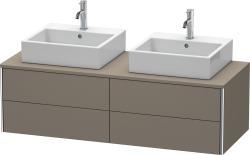 Duravit XSquare Asma dolap ünitesi 1400 mm Flanel Gri Saten Mat Lake XS4916B9090