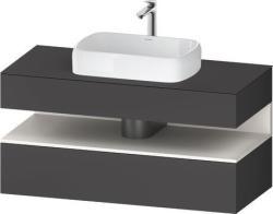 Duravit Studio F. A. Porsche Collection Asma dolap ünitesi Grafit Mat Ön yüzey: Grafit Mat, Dekor, Gövde: Grafit Mat, Dekor, Tezgah: Grafit Mat, Boya, Oyuk: Beyaz Süper mat, QA4732084490000