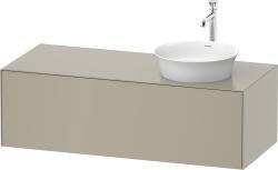 Duravit White Tulip Asma dolap ünitesi 1300 mm Taupe Saten Mat Lake WT4977R60600010