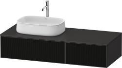 Duravit Zencha Asma dolap ünitesi 1300 mm Siyah Çizgi Yapısı ZE4816063800000