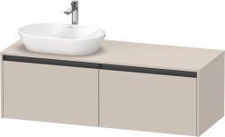 Duravit Ketho.2 Asma dolap ünitesi 1400 mm Taupe Dekoru K24888L91910000