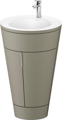 Duravit Starck 1 c-bonded yerden dolap 560 mm Taş Grisi Saten Mat Lake S19512O10920010