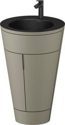 Duravit Starck 1 c-bonded yerden dolap 560 mm Taş Grisi Saten Mat Lake S19514OBD920000
