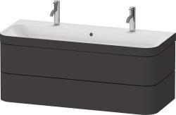 Duravit Happy D.2 c-bonded Asma dolap 1175 mm Grafit Süper Mat HP4640O80800000