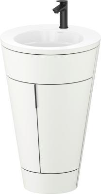 Duravit Starck 1 c-bonded yerden dolap 560 mm Beyaz Saten Mat Lake S19513OBD360010