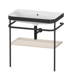 Duravit Happy D.2 c-bonded Metal lavabo konsolu 775 mm Taupe Süper Mat HP4737N8383