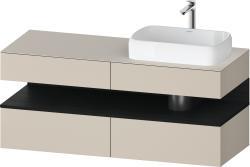 Duravit Studio F. A. Porsche Collection Asma dolap ünitesi 1400 mm Taupe Süper Mat QA4766016830010