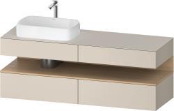 Duravit Studio F. A. Porsche Collection Asma dolap ünitesi 1600 mm Taupe Süper Mat QA4777030830000