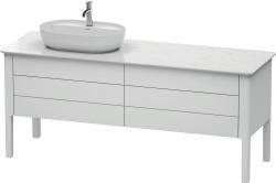 Duravit Luv Yerden dolap ünitesi için tezgah 1733 mm Beyaz Saten Mat Lake LU9568L3636