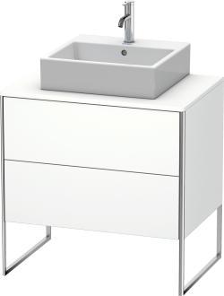 Duravit XSquare Yerden dolap ünitesi için tezgah 800 mm Beyaz Mat