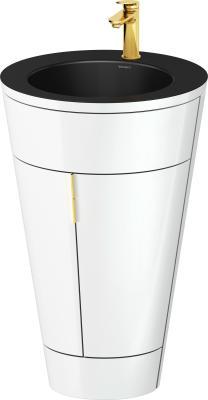 Duravit Starck 1 c-bonded yerden dolap 560 mm Beyaz (parlak) S19514O34850010