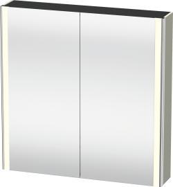 Duravit XSquare Aynalı dolap 800 mm Taupe Saten Mat Lake