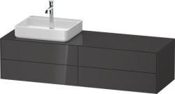 Duravit White Tulip Asma dolap ünitesi 1600 mm Grafit Parlak WT4867LH1H10000