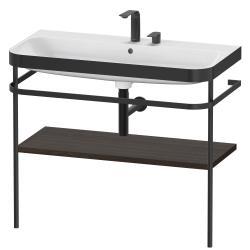Duravit Happy D.2 c-bonded Metal lavabo konsolu 975 mm Fırçalanmış Ceviz HP4738E6969