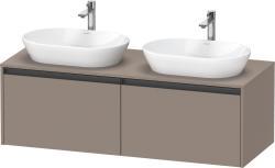 Duravit Ketho.2 Asma dolap ünitesi 1400 mm Bazalt Mat K24888B43430000