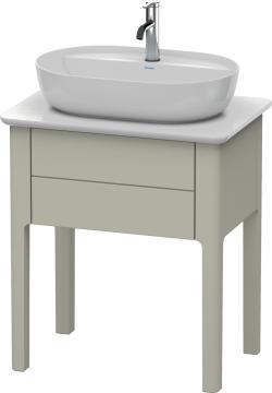 Duravit Luv Yerden dolap ünitesi için tezgah 638 mm Taupe Saten Mat Lake LU956006060