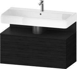 Duravit Studio F. A. Porsche Collection Asma dolap ünitesi 990 mm Siyah Meşe QA4395016160010