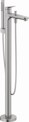 Duravit Wave Yerden küvet bataryası 50 mm Fırçalanmış Paslanmaz Çelik