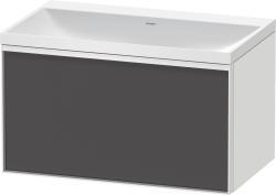 Duravit Vitrium c-bonded Asma dolap 800 mm Grafit Mat VT4286N4918000W