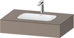 Duravit Studio F. A. Porsche Collection Ankastre lavabo tezgahlı dolap ünitesi ile birlikte 800 mm Bazalt Mat QA4690043430000
