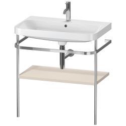 Duravit Happy D.2 c-shape Metal lavabo konsolu 775 mm Taupe Süper Mat HP4837O8383